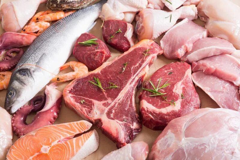 Как менялись цены на мясо и морепродукты